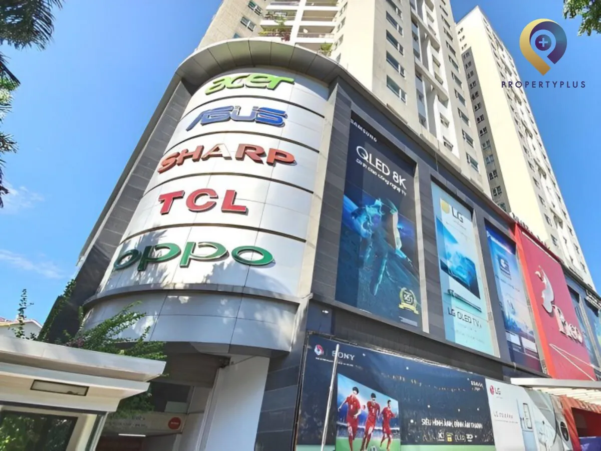 Surrounding area of Xuan Thuy Tower in Cau Giay, Hanoi